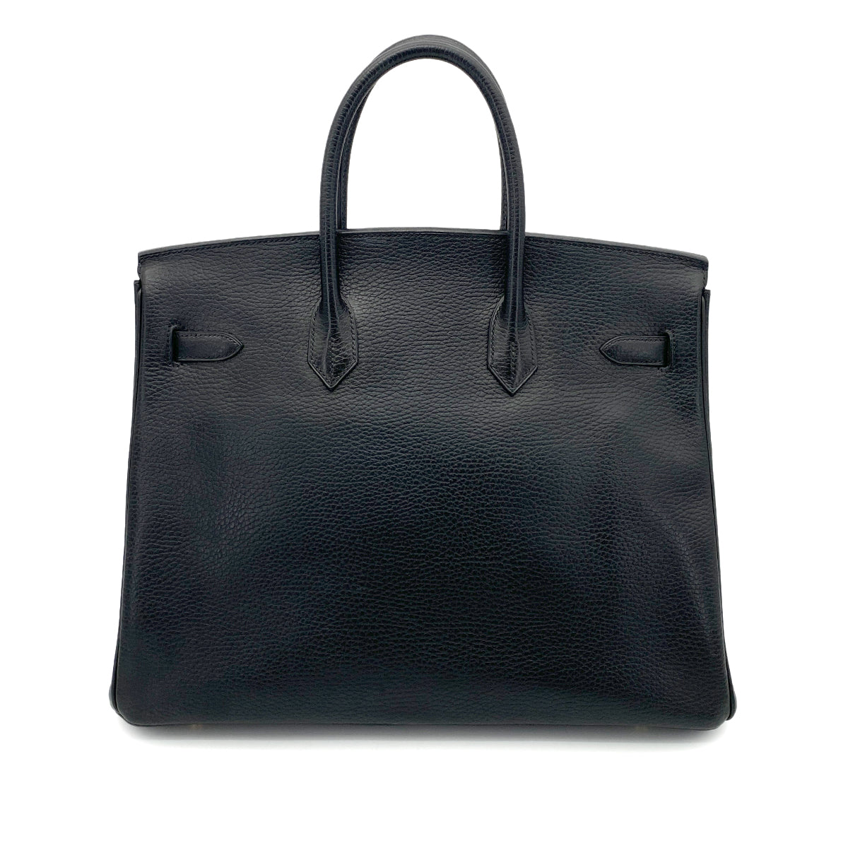 HERMES BIRKIN 35 BLACK ARDENNES HAND BAG □F GHW 90261568