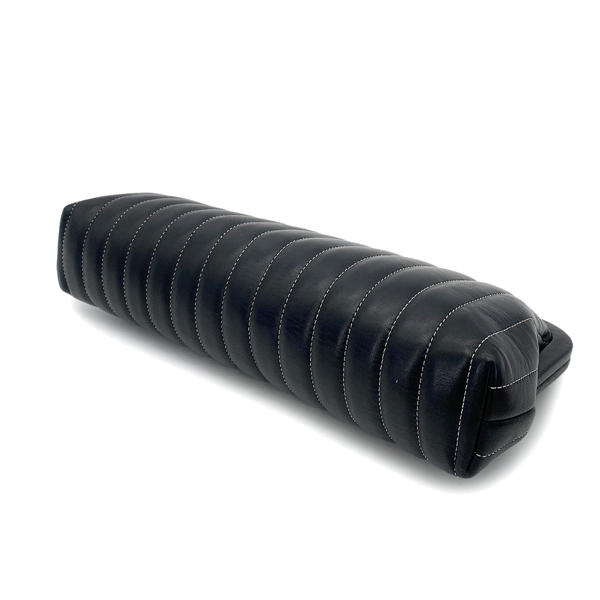 CHANEL VINTAGE NEW MADEMOISELLE CLUTCH BAG BLACK LAMB SKIN 90261599