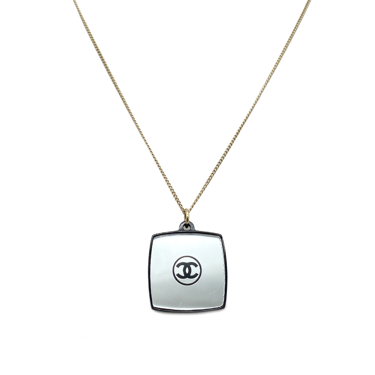 CHANEL NECKLACE MIRROR MOTIF COCOMARK ACCESSORY 08A 90262303
