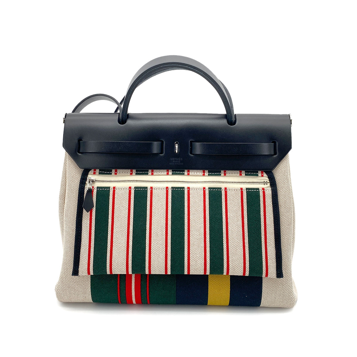 HERMES HER BAG ZIP 31  TOILE H VACHE HUNTER TOTE SHOULDER D 90262380