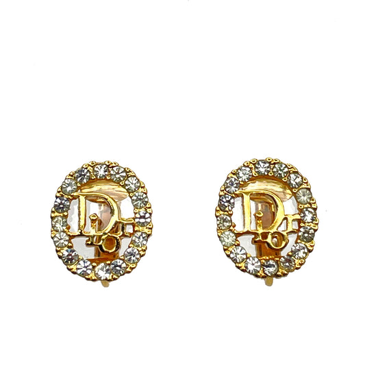 DIOR VINTAGE RHINESTONE ROUND ACCESSORY 90262411