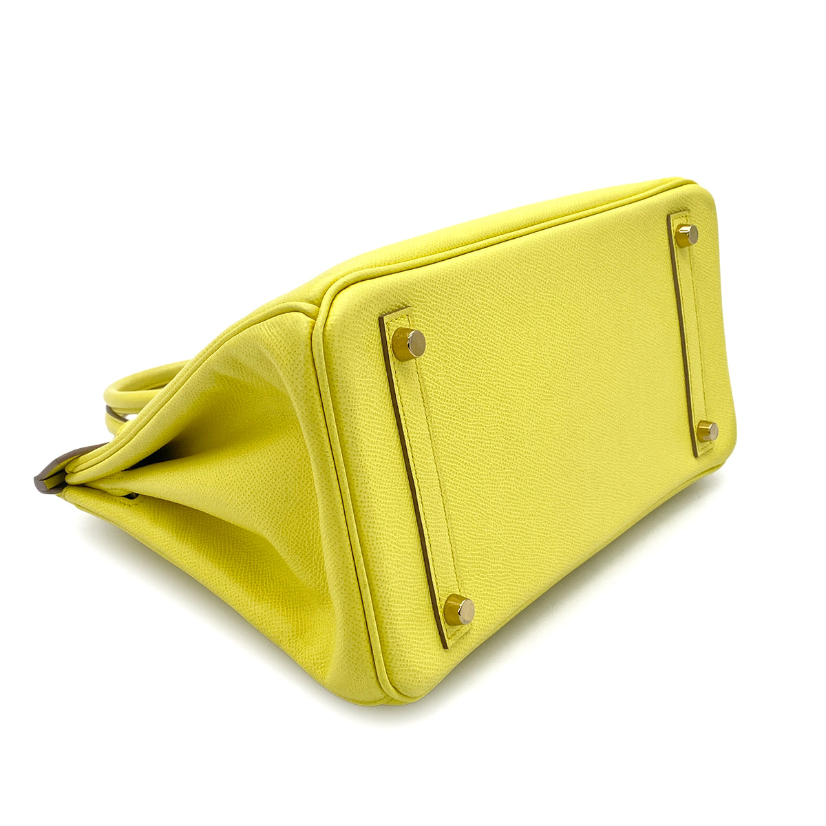 HERMES BIRKIN 30 SOUFRE EPSOM HAND BAG □Q GHW 90262533