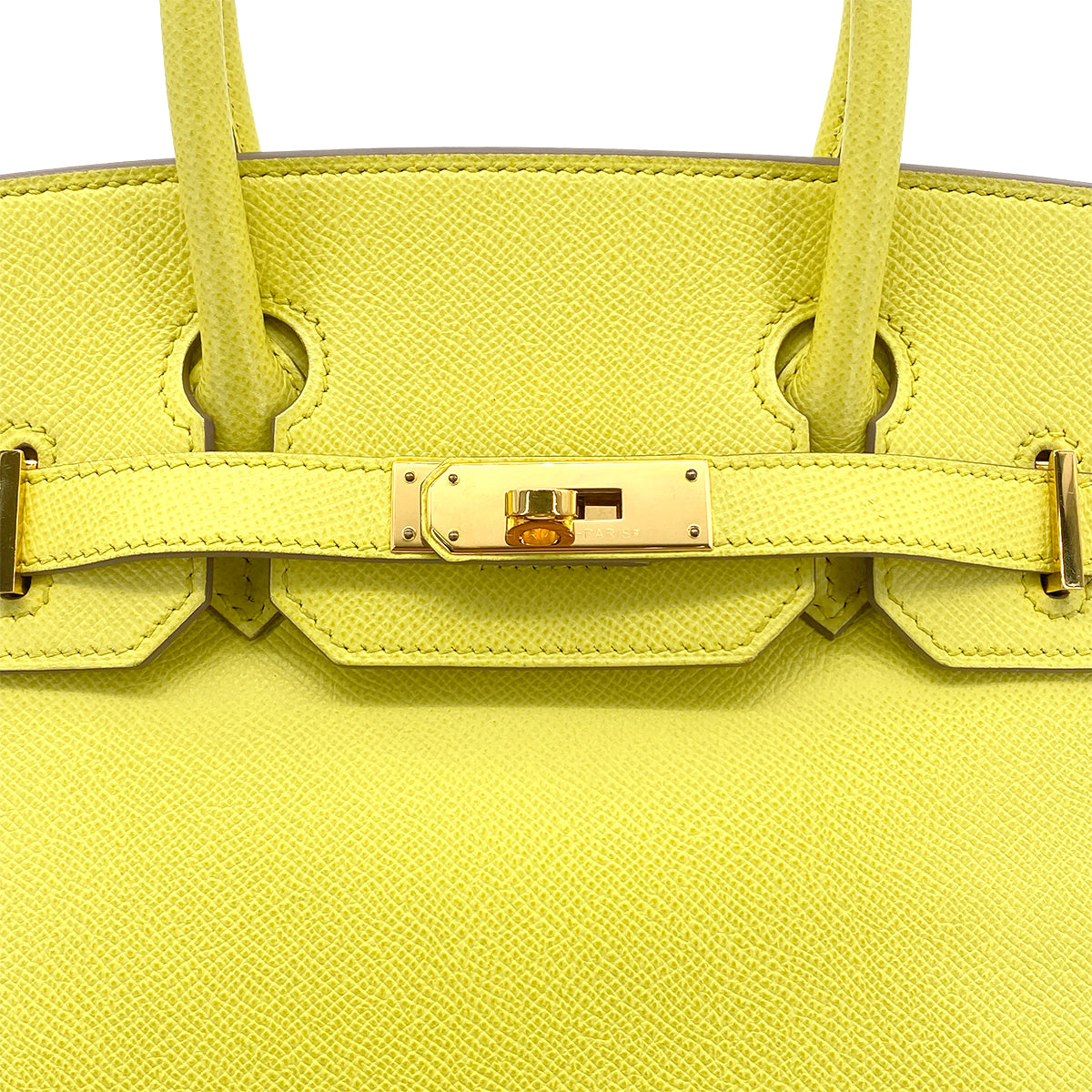 HERMES BIRKIN 30 SOUFRE EPSOM HAND BAG □Q GHW 90262533