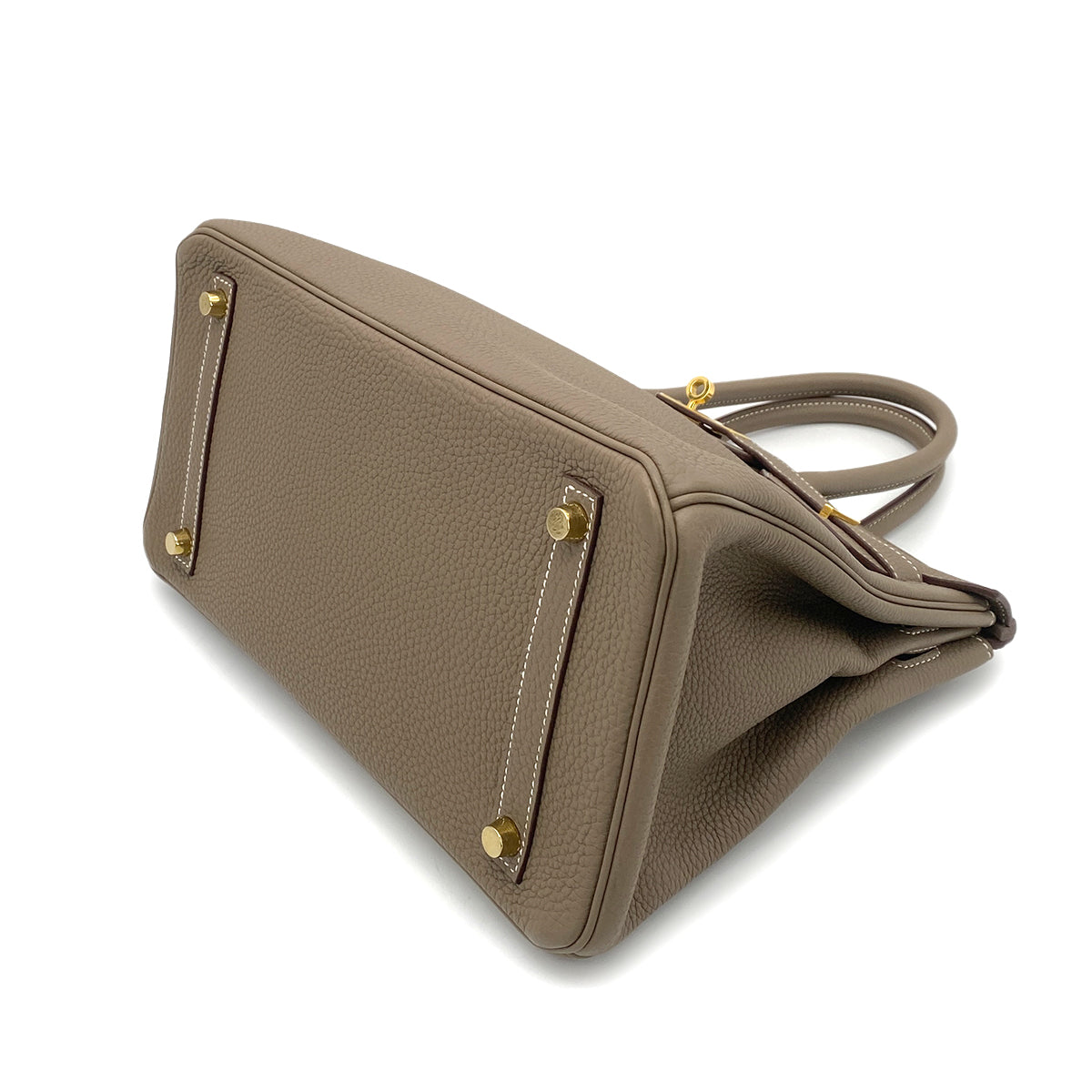 HERMES BIRKIN 30 ETOUPE TOGO HAND BAG D GHW 90262534