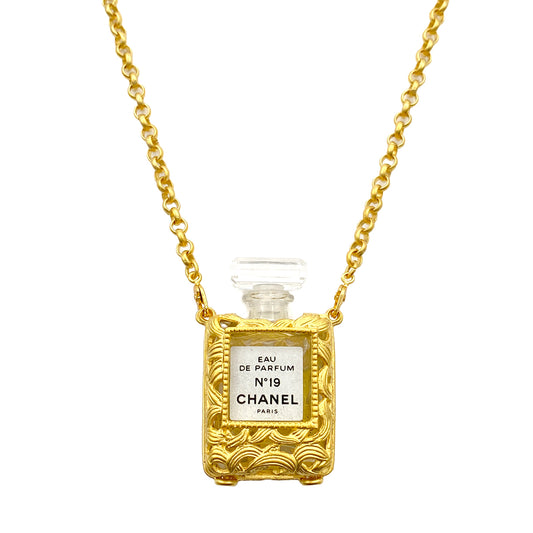 CHANEL VINTAGE NECKLACE PERFUME No19 ACCESSORY 90262847