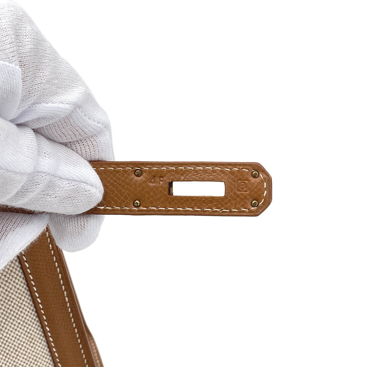 HERMES KELLY 32 GOLD COUCHVEL TOILE H HAND SHOULDER BAG □B GHW 90262851