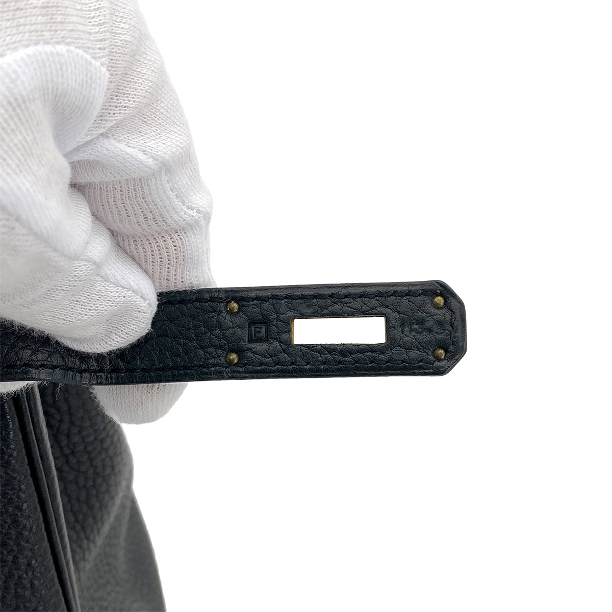 HERMES KELLY 35 RETOURNE BLACK TOGO HAND SHOULDER BAG □F GHW 90262852