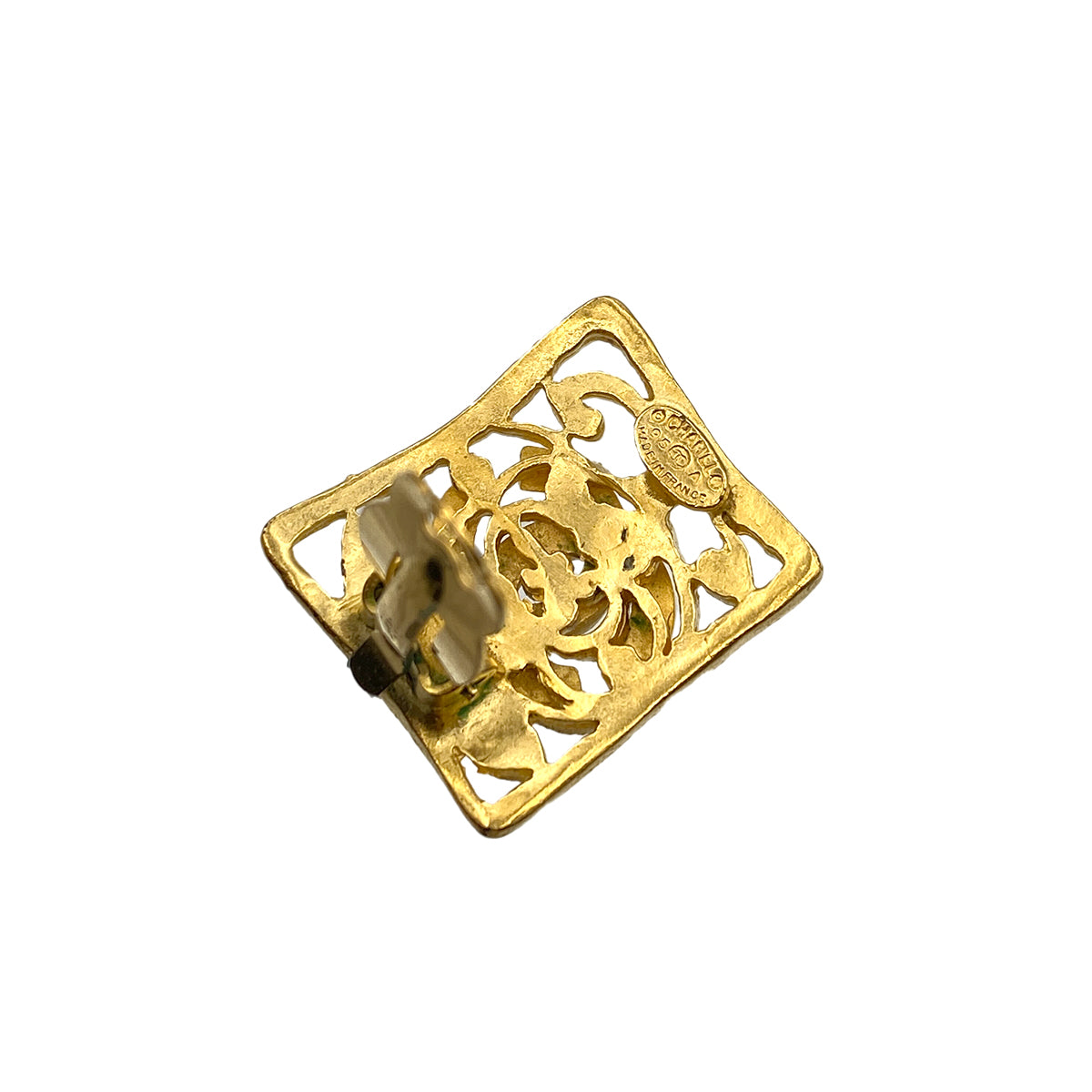 CHANEL VINTAGE EARRINGS COCOMARK ACCESSORY 95A 90262875