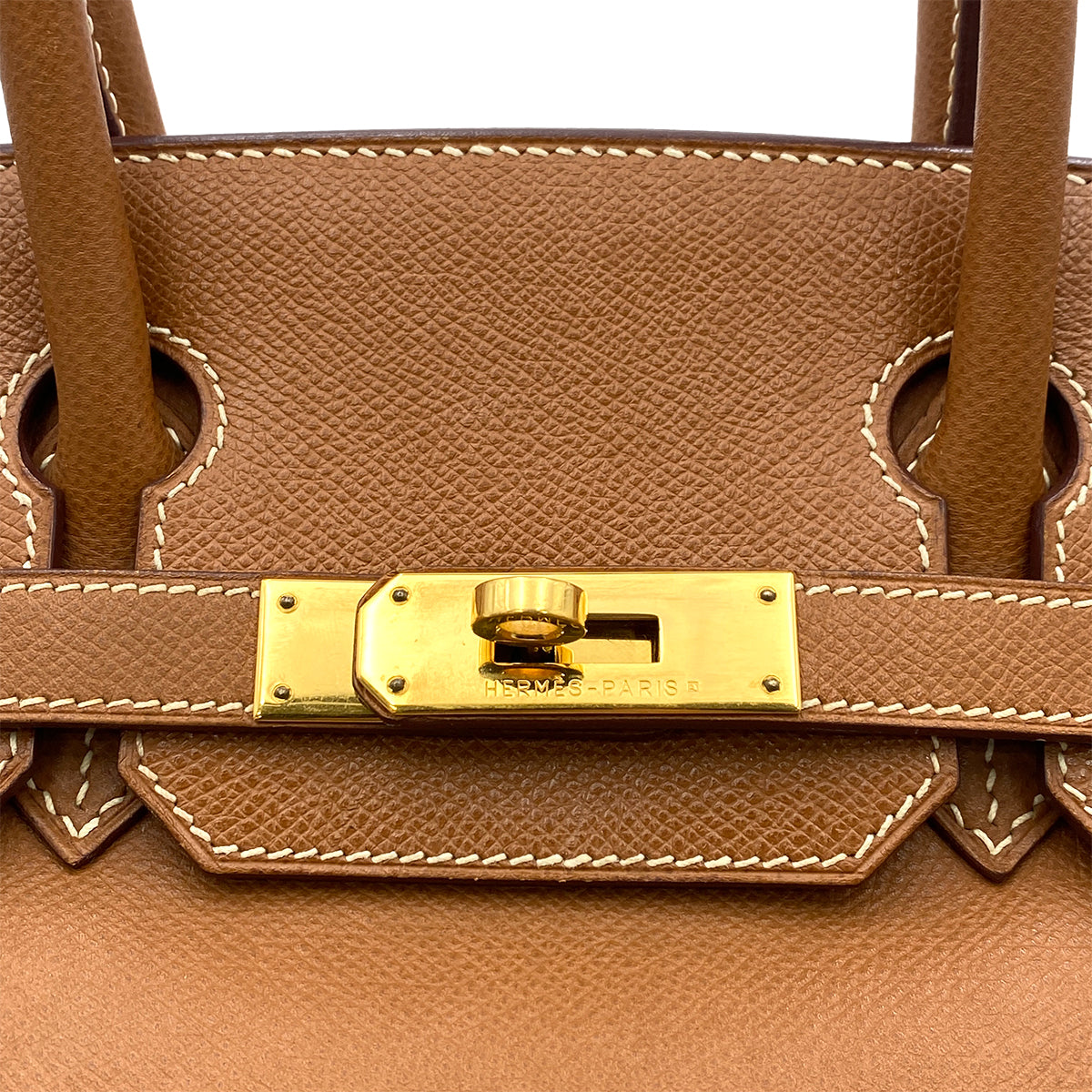 HERMES BIRKIN 30 GOLD COUCHEVEL HAND BAG □G GHW 90263098