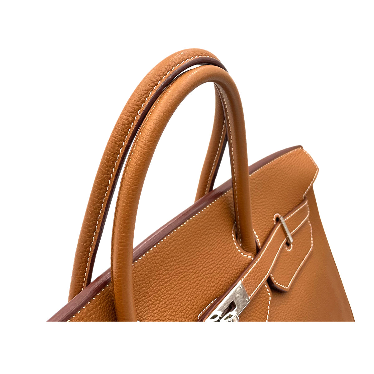 HERMES BIRKIN 40 GOLD TOGO HAND BAG C SHW □J 90263100