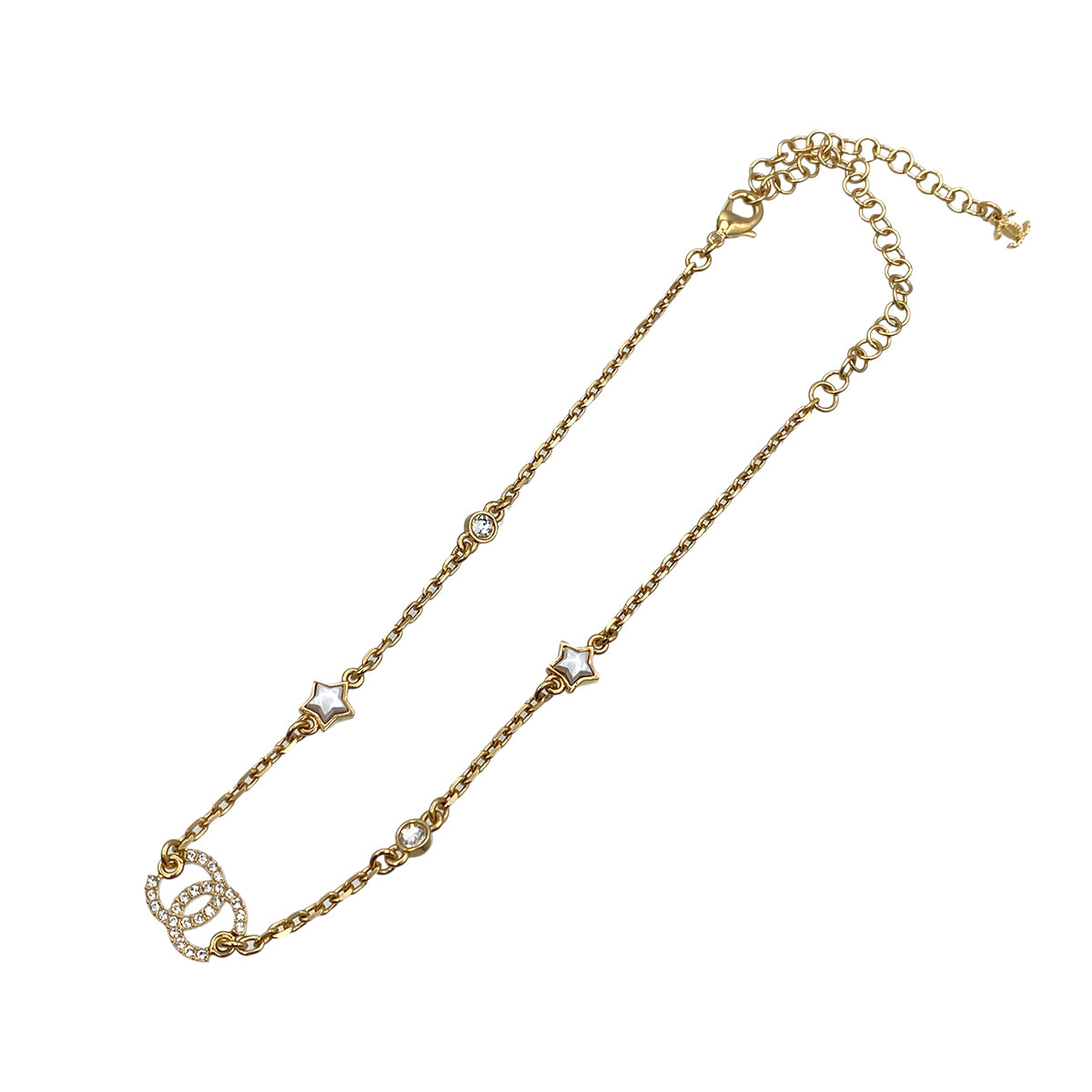 CHANEL NECKLACE COCOMARK RHINESTONE ACCESSORY B24C 90263117