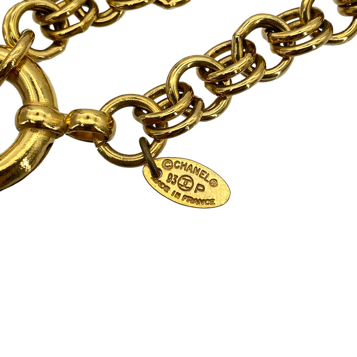 CHANEL VINTAGE NECKLACE MIRROR COCOMARK ACCESSORY 93P 90263124