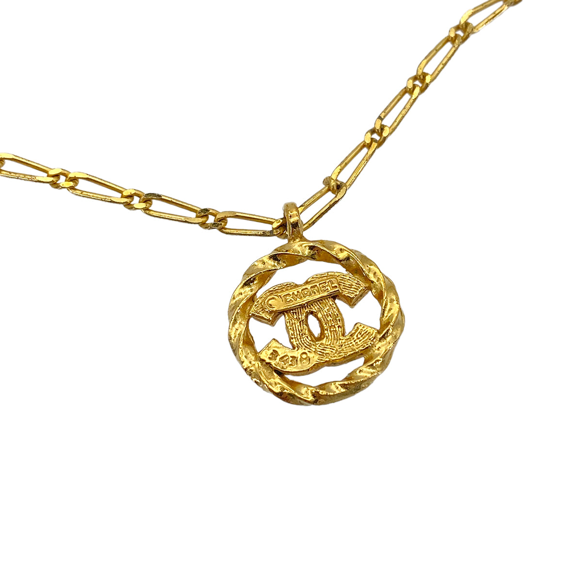 CHANEL VINTAGE NECKLACE COCOMARK RHINESTONE ACCESSORY 90263328