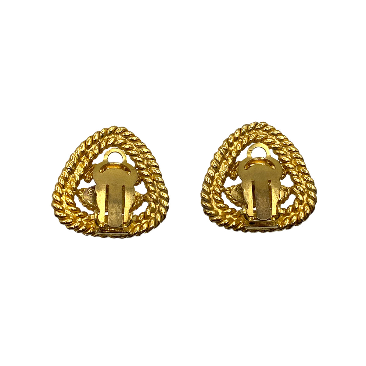 CHANEL VINTAGE EARRINGS COCOMARK ACCESSORY 28 90263334