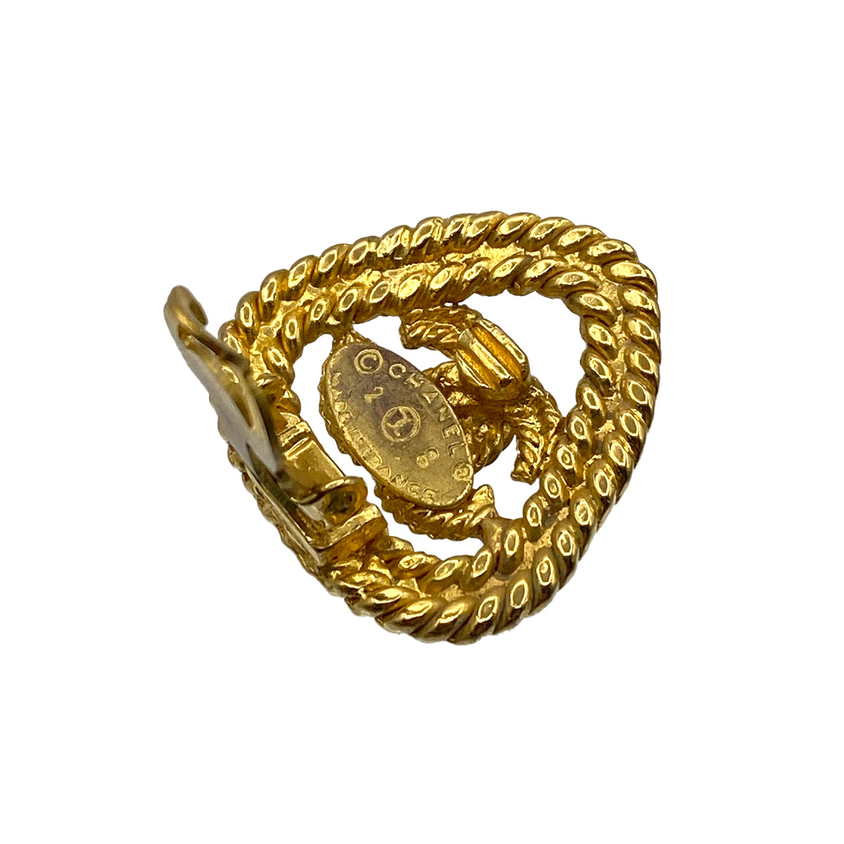 CHANEL VINTAGE EARRINGS COCOMARK ACCESSORY 28 90263334