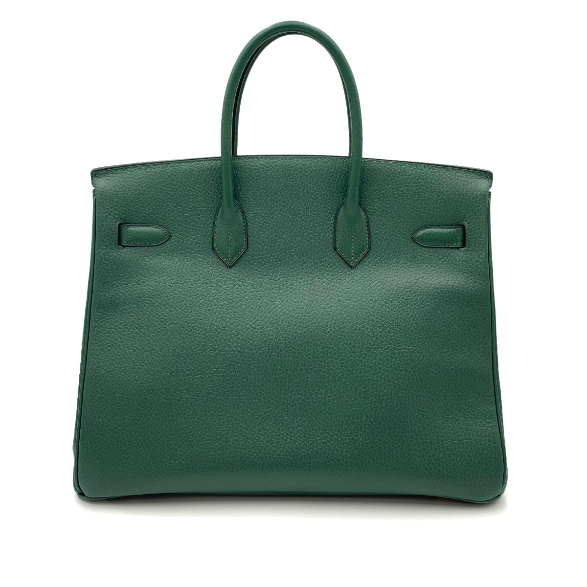 HERMES BIRKIN 35 VERT ANGLAIS ARDENNES HAND BAG □A 90263606