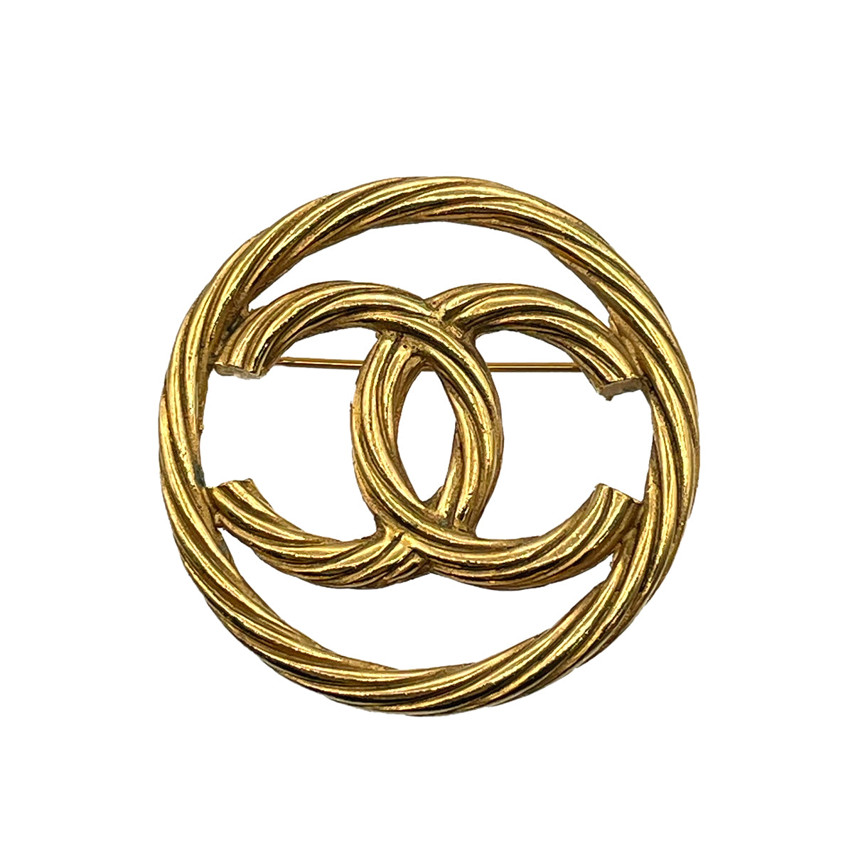 CHANEL VINTAGE BROACH COCO MARK COCO MARK ROUND 90263661
