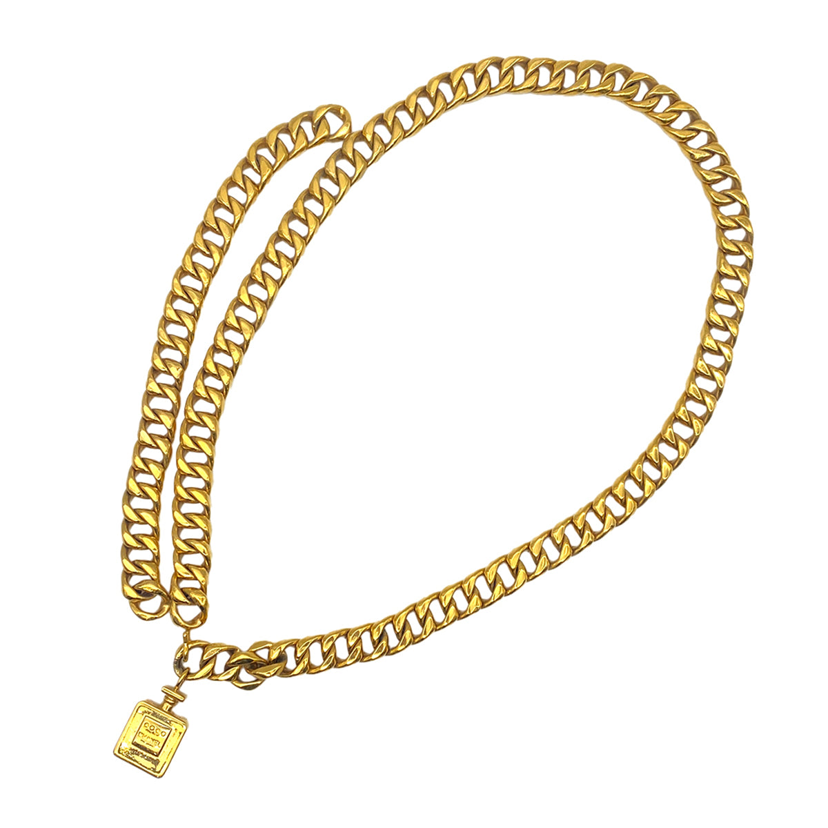 CHANEL VINTAGE CHAIN BELT PERFUME ACCESSORY 90263662