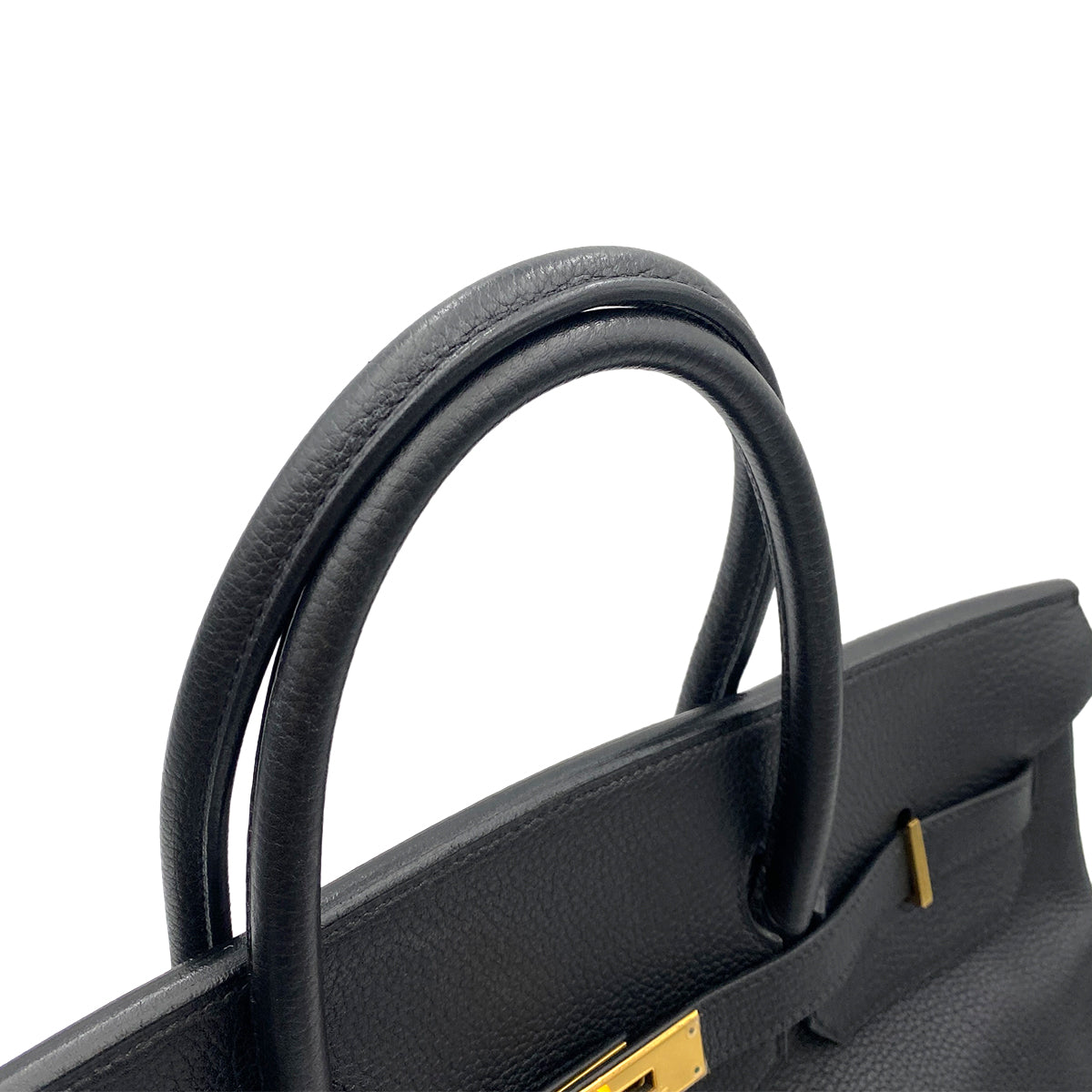 HERMES BIRKIN 40 BLACK TOGO HAND BAG □E GHW 90264342