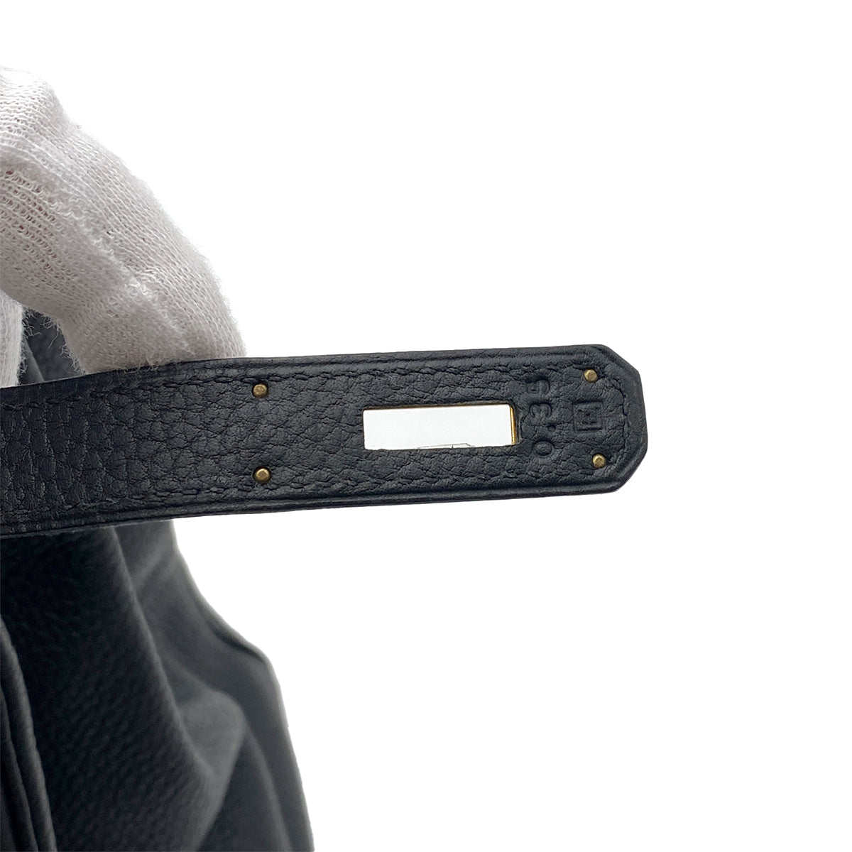 HERMES BIRKIN 40 BLACK TOGO HAND BAG □E GHW 90264342