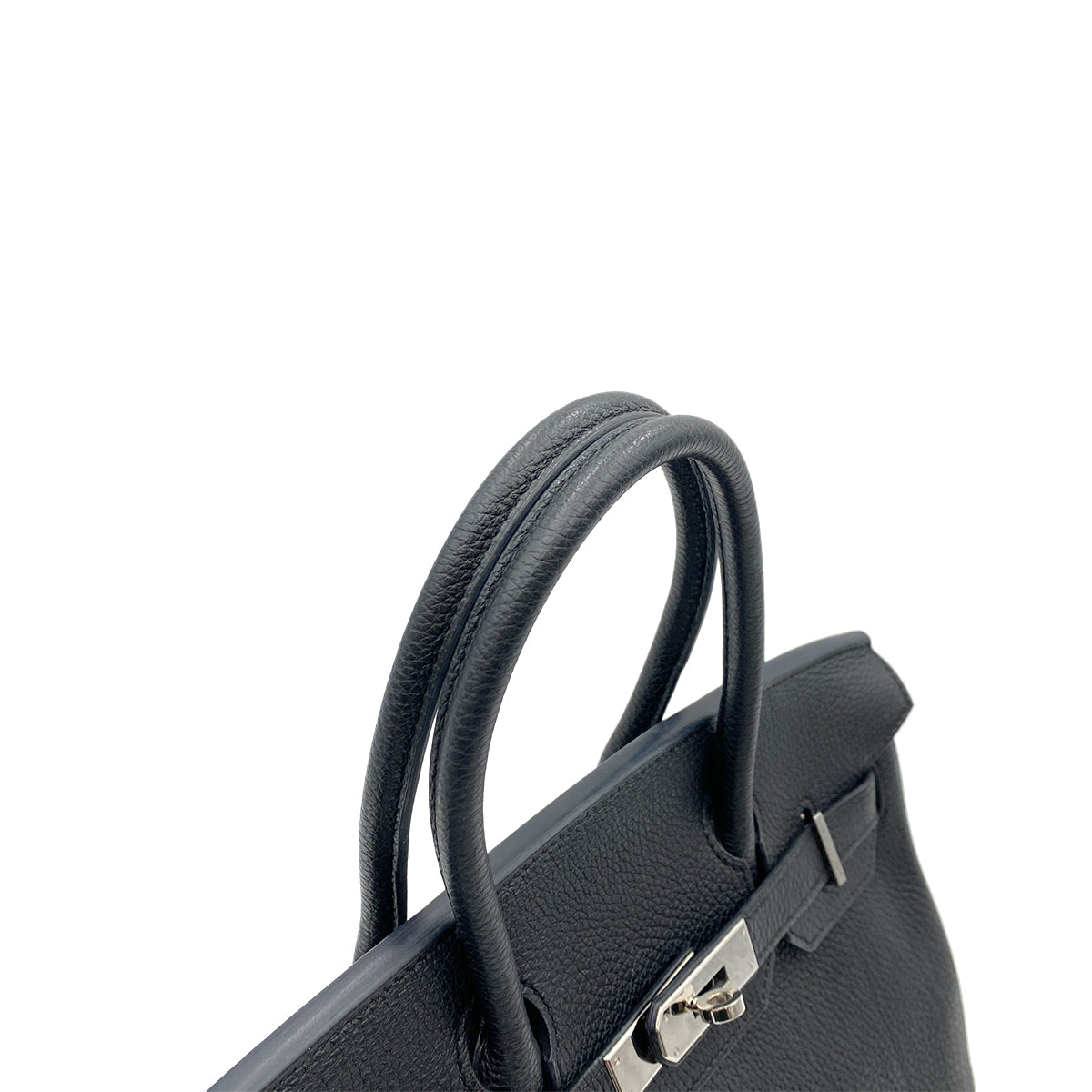 HERMES BIRKIN 30 BLACK TOGO HAND BAG □M SHW 90264345
