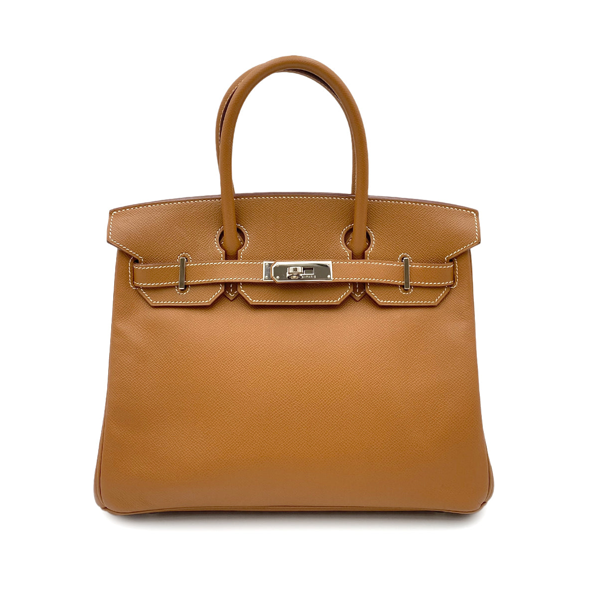 HERMES BIRKIN 30 GOLD EPSOM HAND BAG □M SHW 90264351