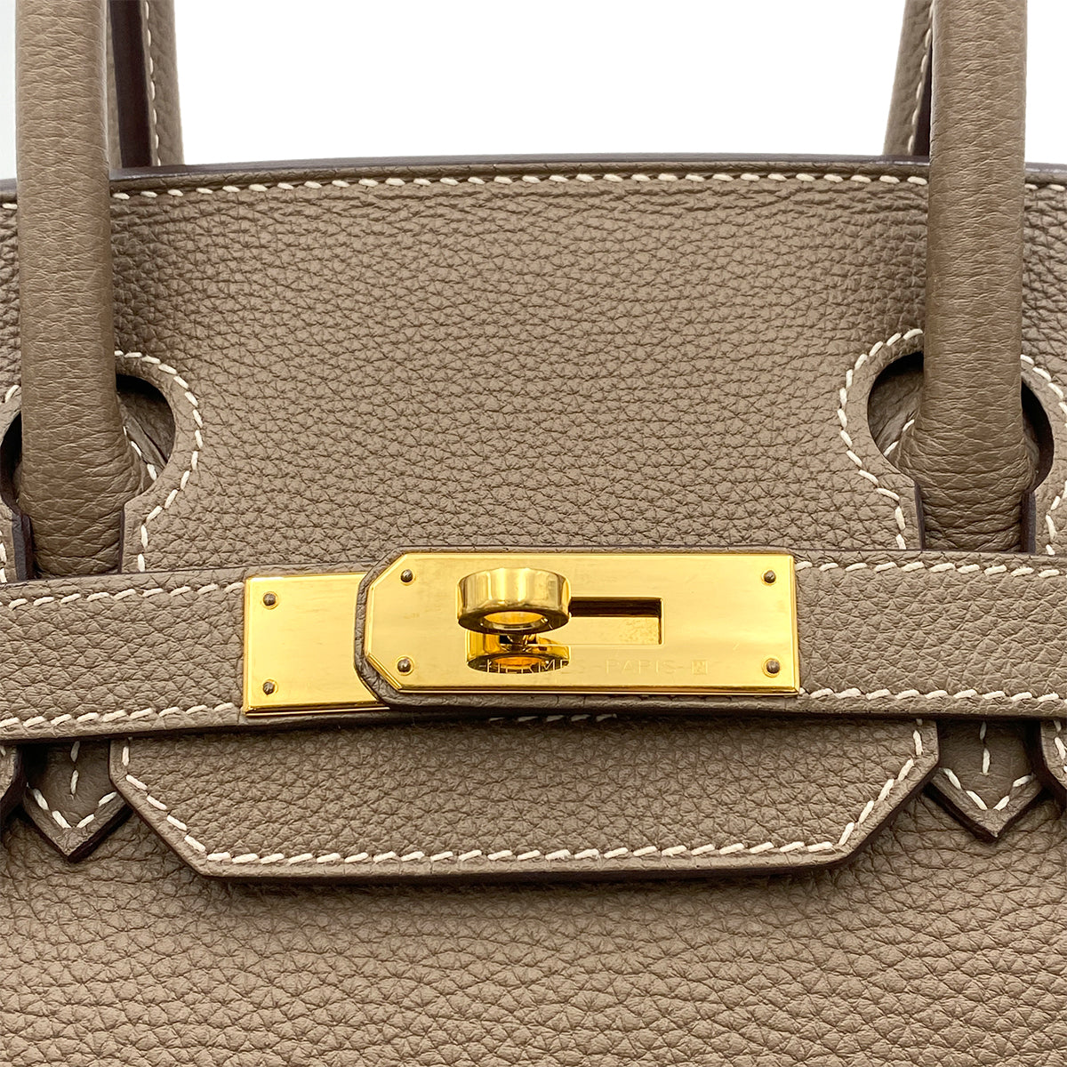 HERMES BIRKIN 30 ETOUPE TOGO HAND BAG A GHW 90264356