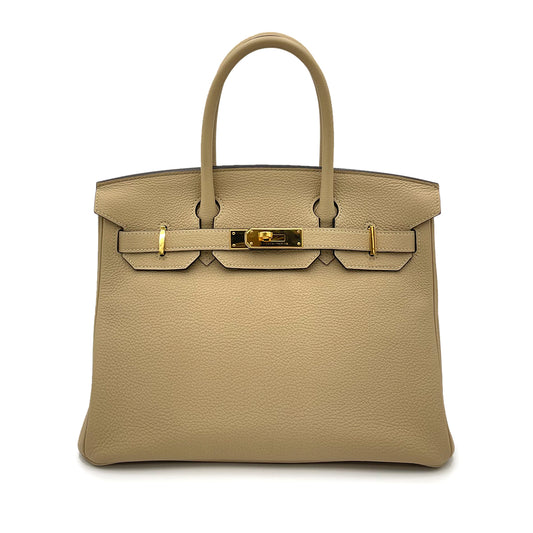 HERMES BIRKIN 30 TRENCH TOGO HAND BAG X SHW 90264357
