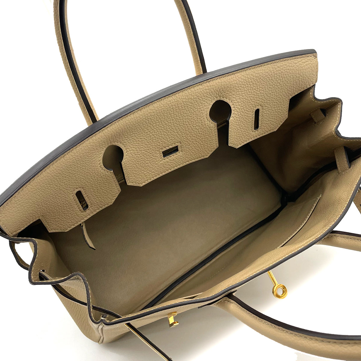 HERMES BIRKIN 30 TRENCH TOGO HAND BAG X SHW 90264357