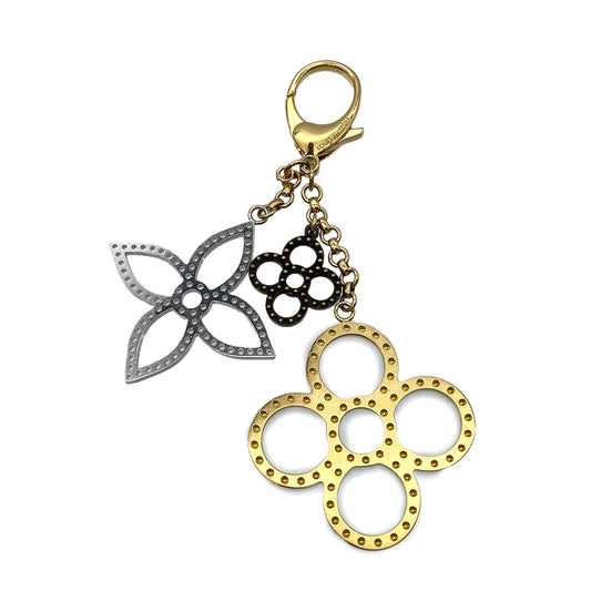 LOUIS VUITTON KEY BAG CHARM MONOGRAM FLOWER ACCESSORY 90264378