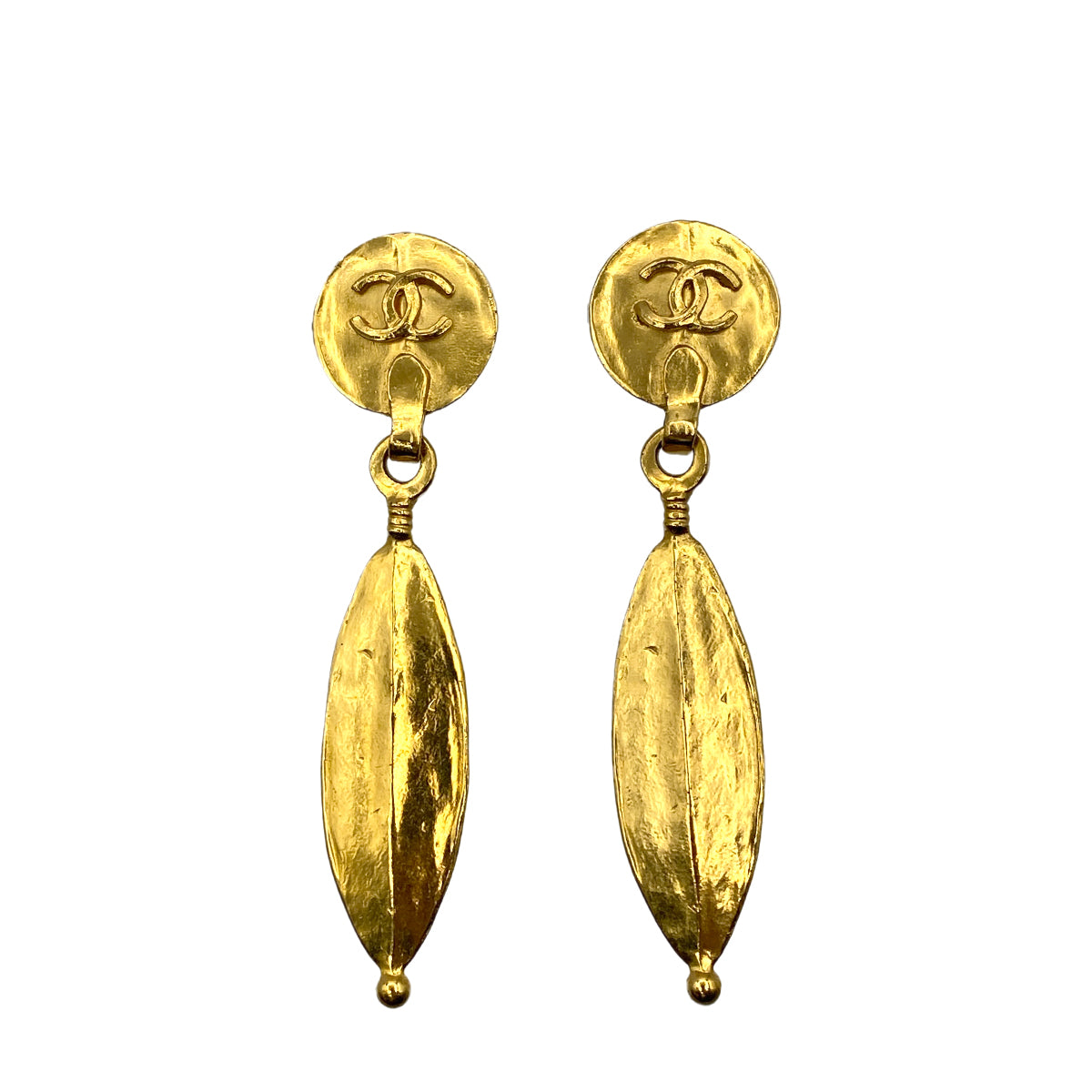 CHANEL VINTAGE EARRINGS COCOMARK SWING ACCESSORY 98P 90264393