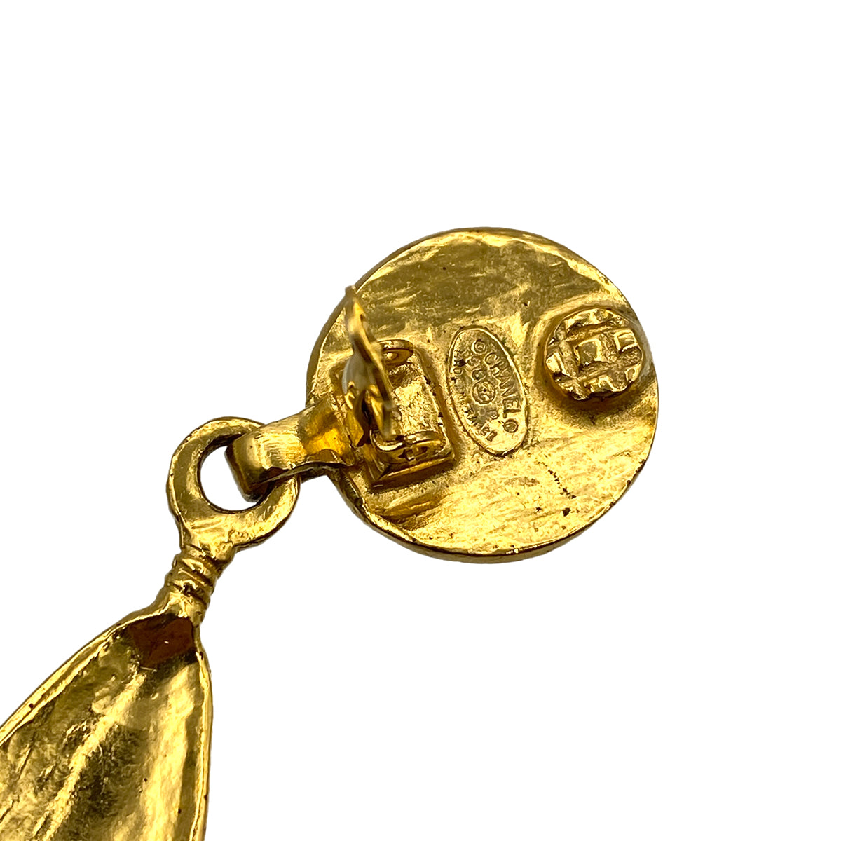 CHANEL VINTAGE EARRINGS COCOMARK SWING ACCESSORY 98P 90264393