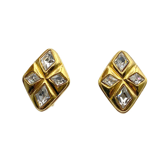 CHANEL EARRINGS RHINESTONE ACCESSORY 90264415