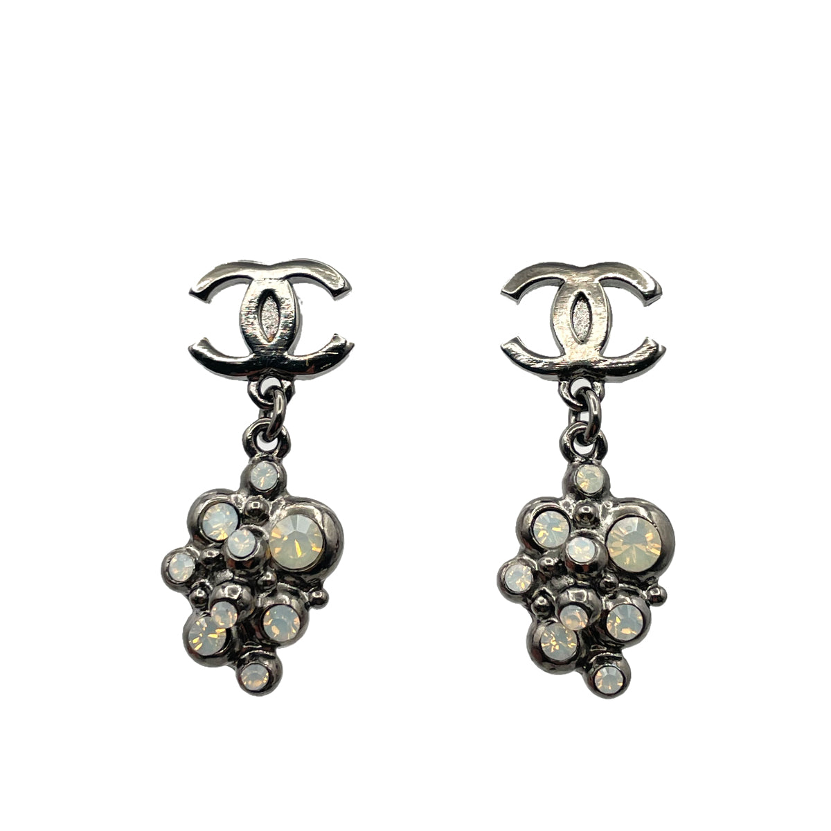 CHANEL EARRINGS COCOMARK SWING RHINESTONE ACCESSORY 90264425