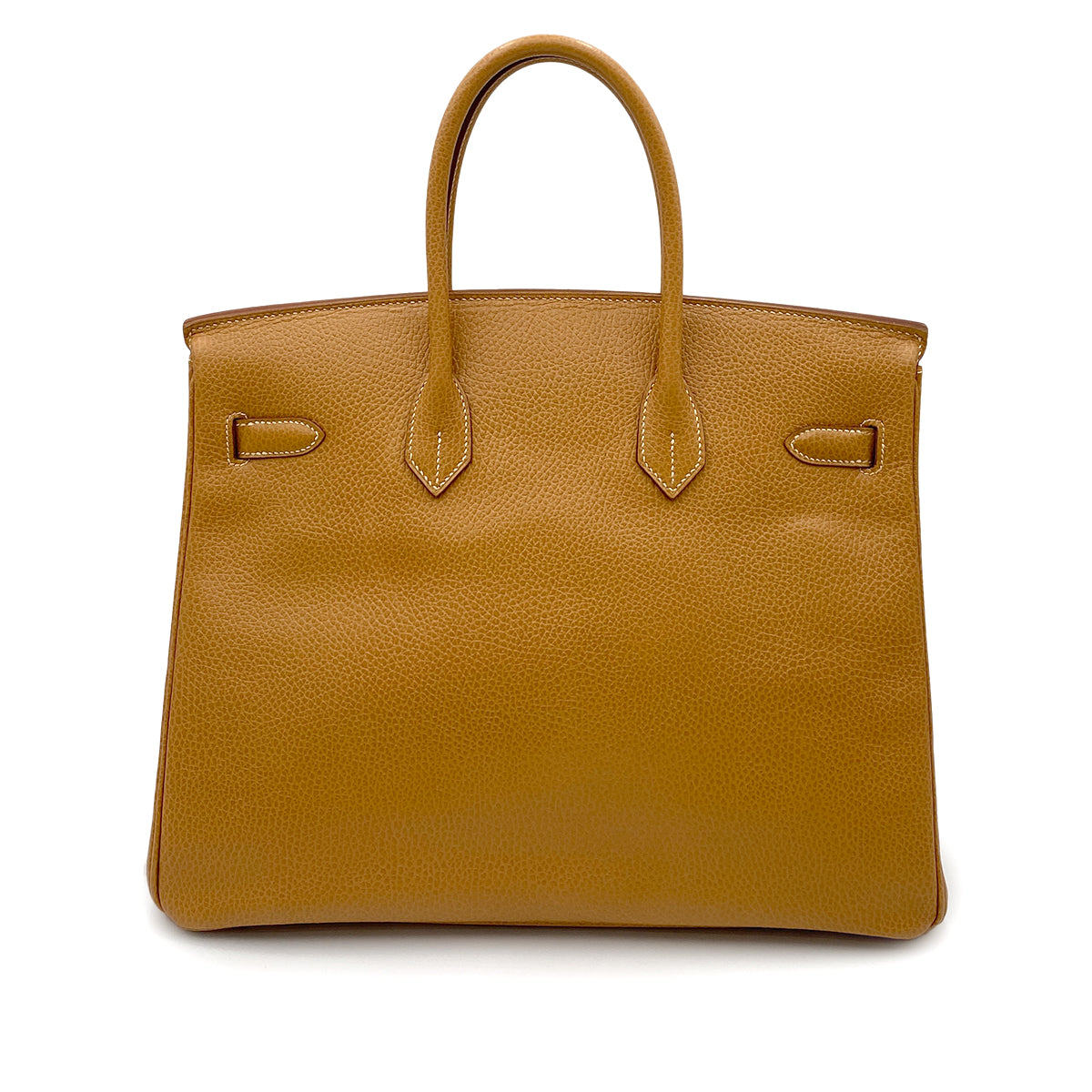 HERMES BIRKIN 35 GOLD ARDENNES HAND BAG □B GHW 90264495