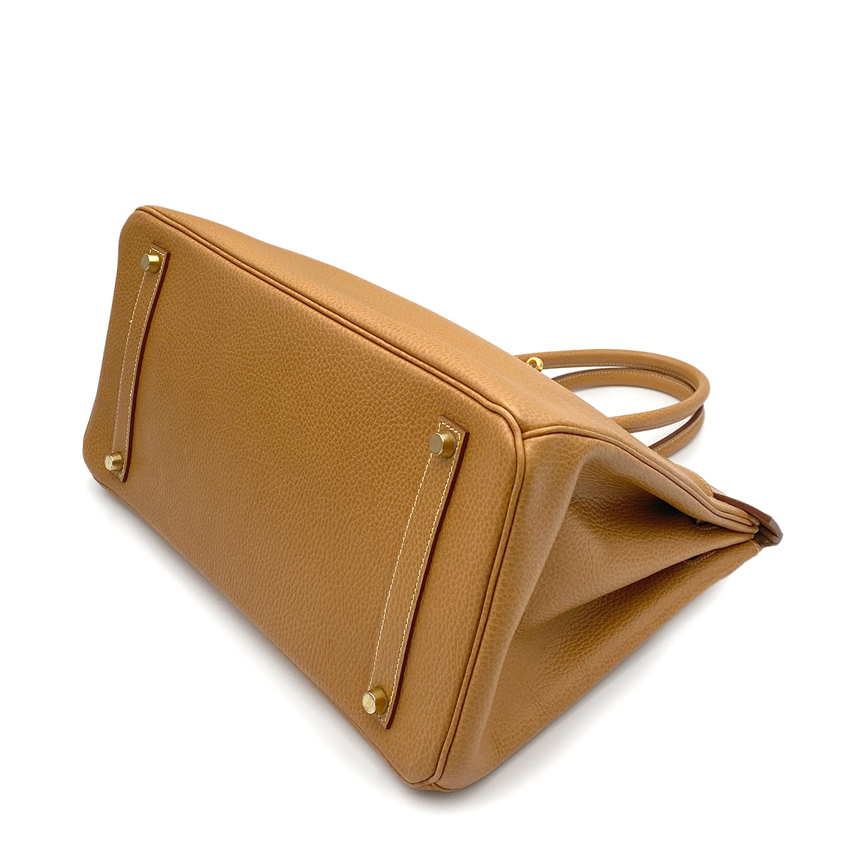 HERMES BIRKIN 35 GOLD ARDENNES HAND BAG □B GHW 90264495