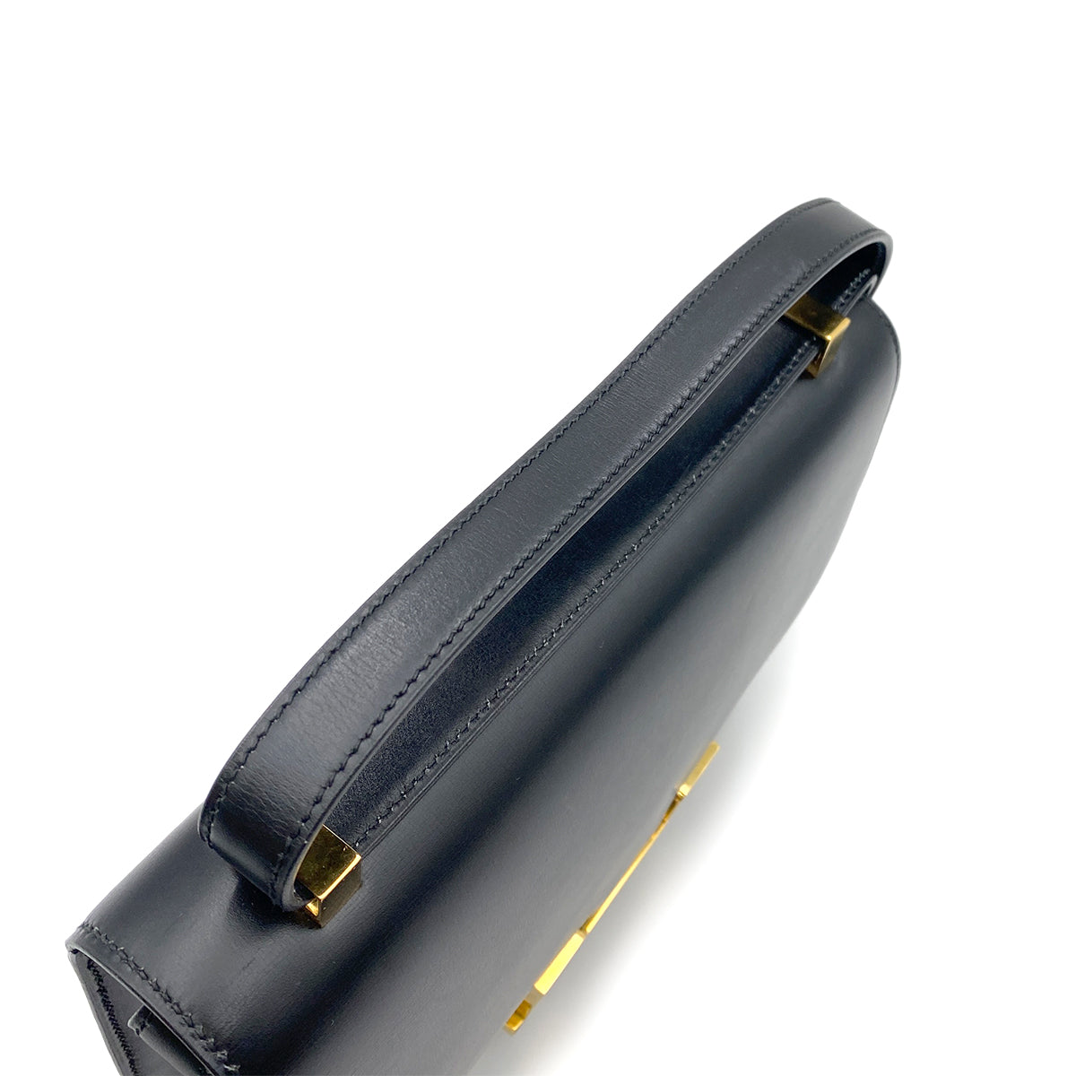 HERMES CONSTANCE BLACK BOXCALF SHOULDER BAG 〇B GHW 90264498