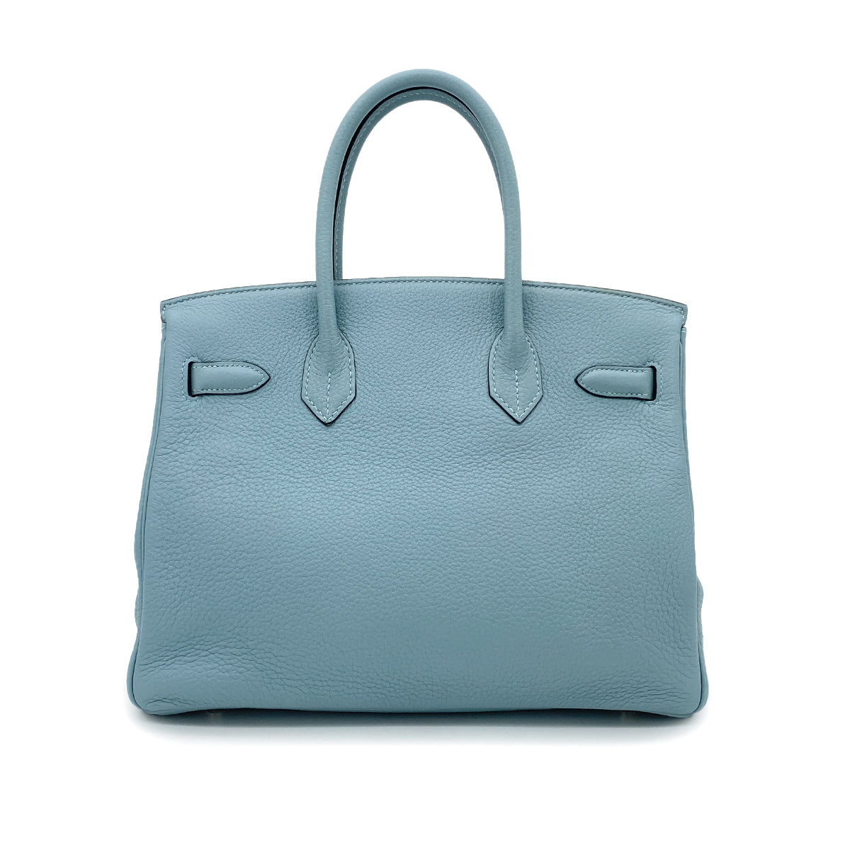HERMES BIRKIN 30 CIEL TAURILLON CLEMENCE HAND BAG □M SHW 90264506