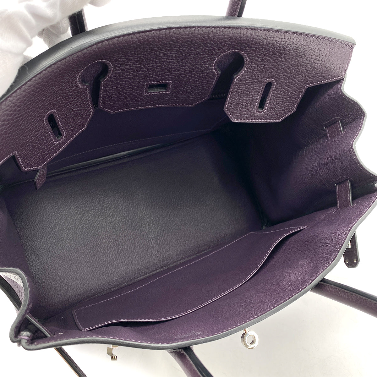 HERMES BIRKIN 30 CASSIS TOGO HAND BAG D SHW SPO 90264507