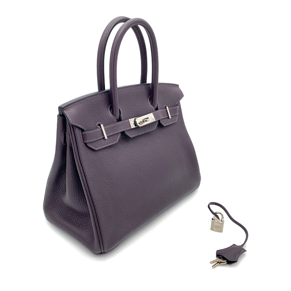 HERMES BIRKIN 30 CASSIS TOGO HAND BAG D SHW SPO 90264507
