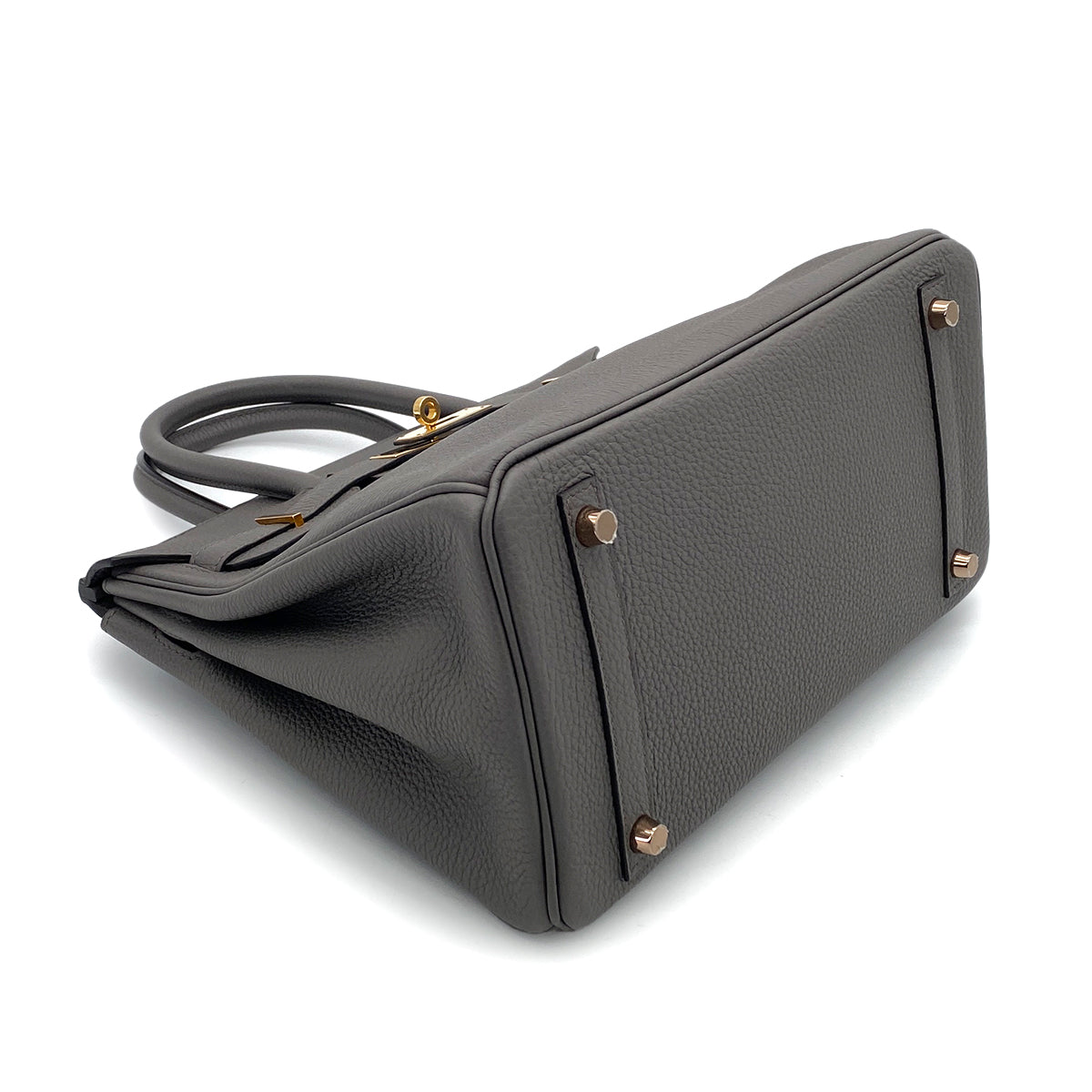 HERMES BIRKIN 30 ETAIN TOGO HAND BAG D GHW 90264510