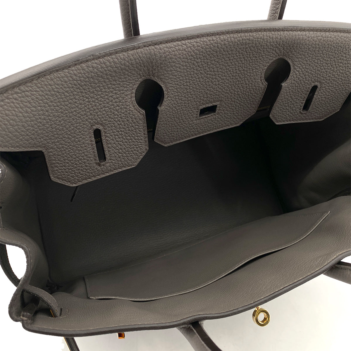 HERMES BIRKIN 30 ETAIN TOGO HAND BAG D GHW 90264510