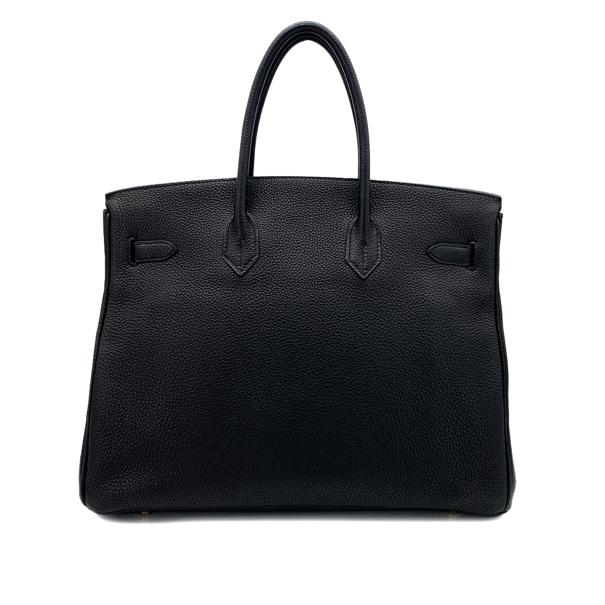 HERMES BIRKIN35 BLACK TOGO HAND BAG □H GHW 90264516