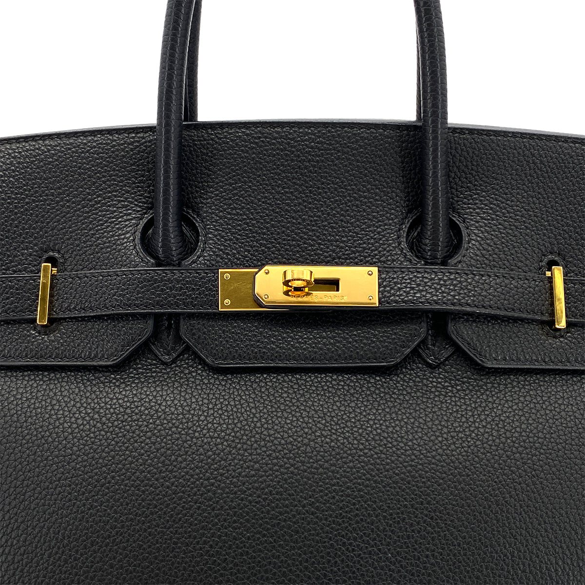 HERMES BIRKIN35 BLACK TOGO HAND BAG □H GHW 90264516