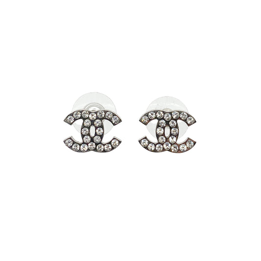 CHANEL EARRINGS COCOMARK RHINESTONE ACCESSORY 06V 90264550