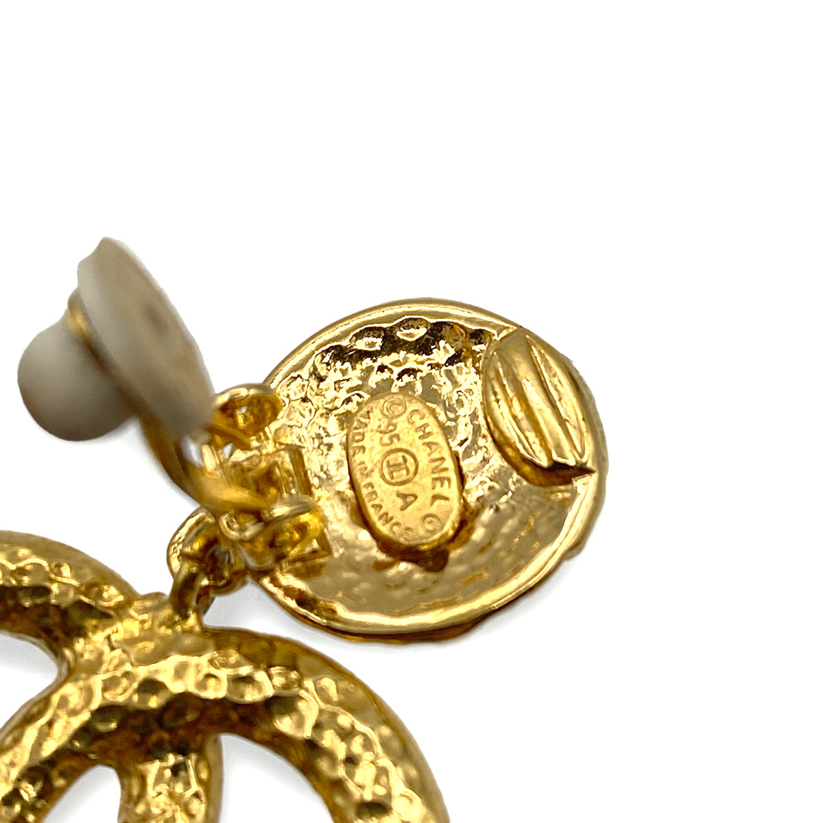 CHANEL VINTAGE EARRINGS COCOMARK SWING ACCESSORY 95A 90264560