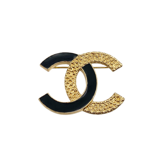 CHANEL COCOMARK BROOCH BLACK ACCESSORY B24P 90264567