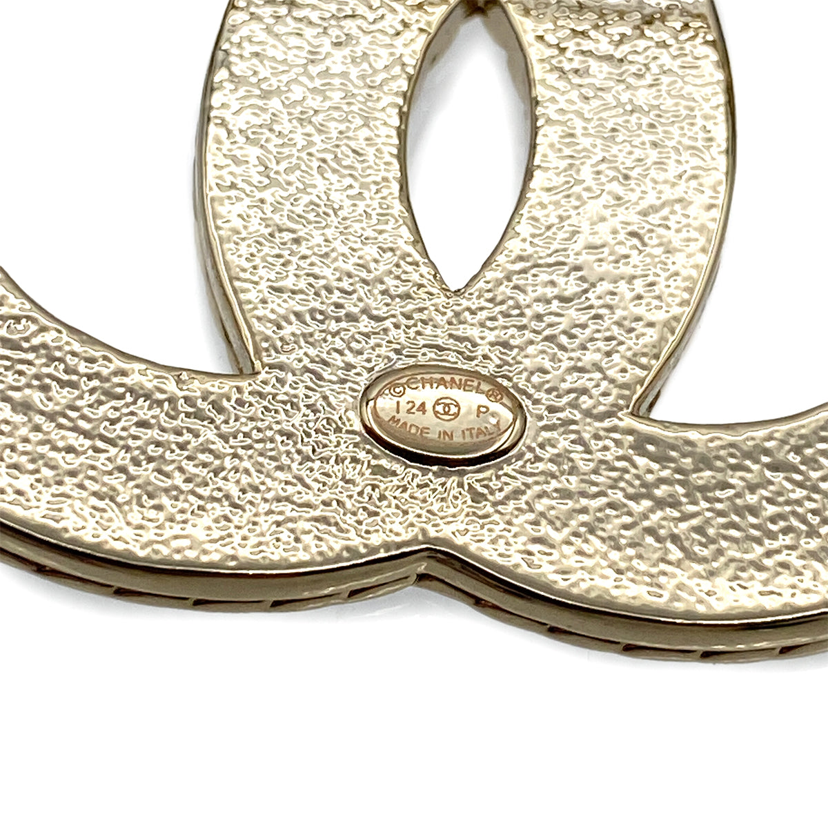 CHANEL COCOMARK BROOCH NAVY ACCESSORY I24P 90264568