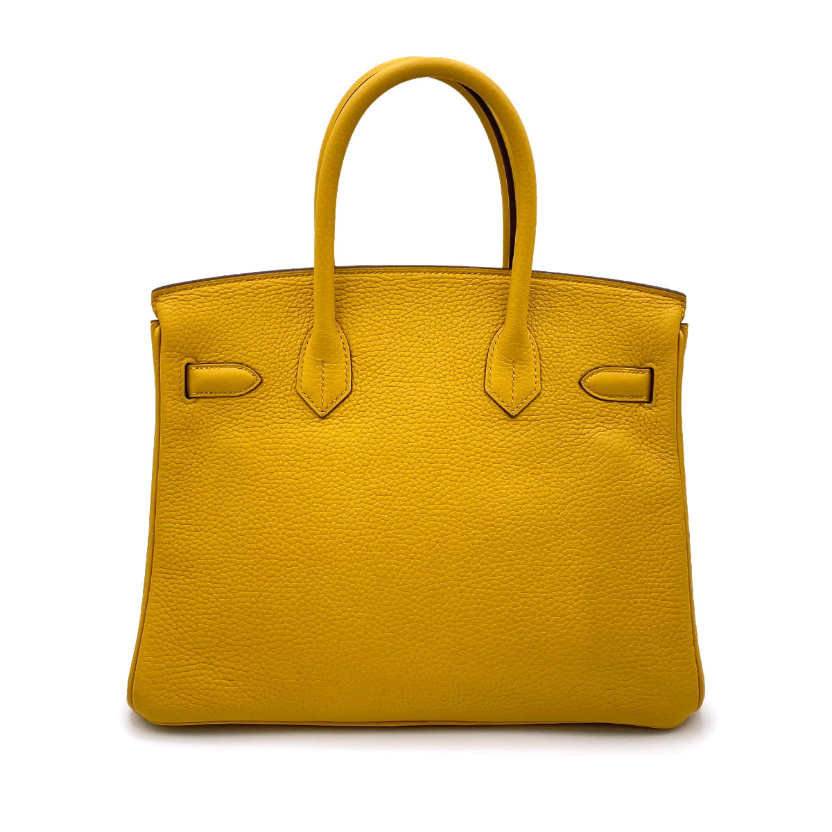 HERMES BIRKIN 30 JAUNE AMBER TOGO HAND BAG D SHW 90264751