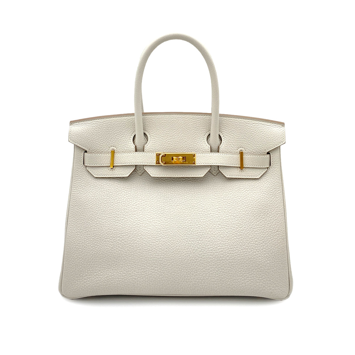 HERMES BIRKIN 30 GRIS PERLE TOGO HAND BAG B GHW 90264753
